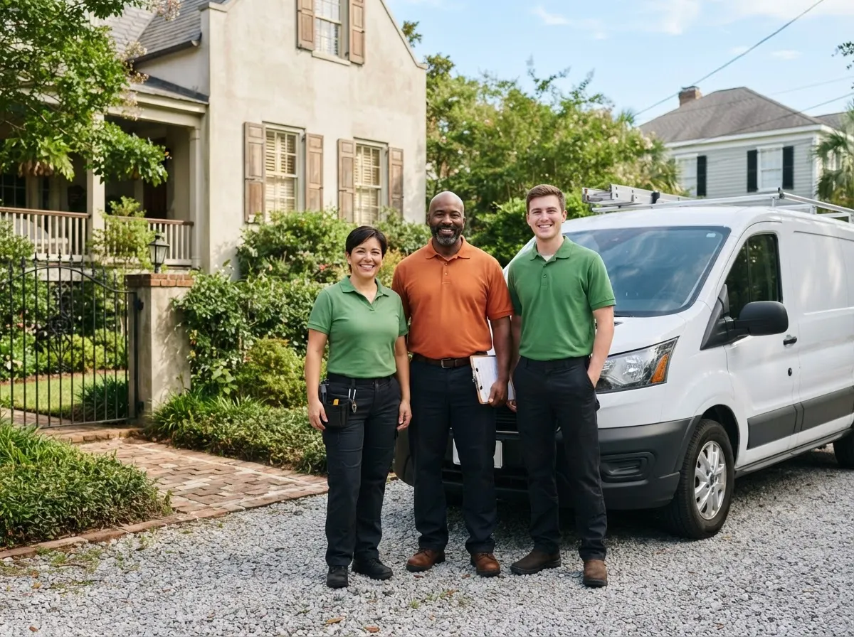 The FalconVale Insect Services team, pest control service in Charleston, SC